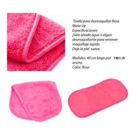 Make Up Remover Toalla Desmaquillante Facial Suave Kit 3pz F                                                                                          
