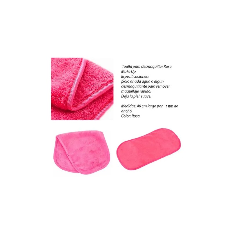 Make Up Remover Toalla Desmaquillante Facial Suave Kit 3pz F
