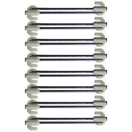 Tent Nails, 16 Galvanized Ground Stakes, 7.87 inch Rust Proof Metal Tent Stakes, Fluorescent Outdoor Canopy Anchor Suitable for terraces, Gardens, Canopies, grasslands, Outdoor use