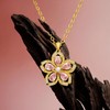 Cicy Bell Flower Fidget Necklace for Women Cherry Blossom Necklace