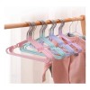 24x7 Set 20 Ganchos Antideslizantes Percha Ropa Tintorería Metal
