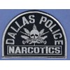 Embroidered Patch -Dallas Texas Police Narcotics Division Tactical Shoulder Patch