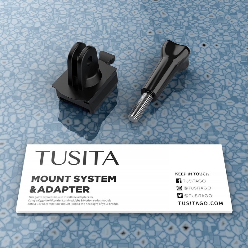 TUSITA Go'Pro Mount Adapter Compatible with Cygolite Metro, Expilion, Streak