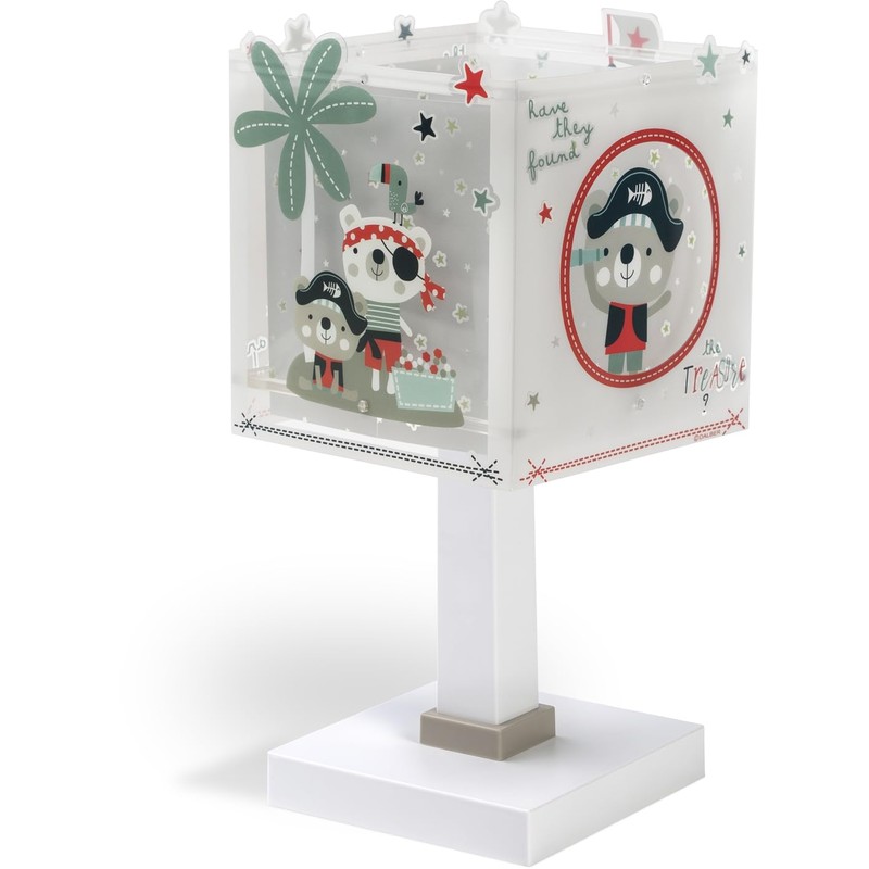Dalber The Pirates Children's Desktop Light, Multi-Colour