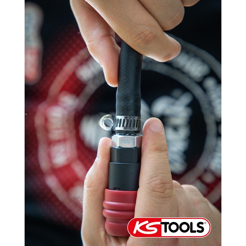 KS Tools 2 Stage Compressed Air Coupling 999.9096 9 mm