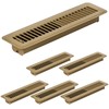 Flowild 6 Pack 2" x 12" Floor Register - Heavy