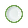 2-pack soup plate, break resistant melamine green size 21 Ø