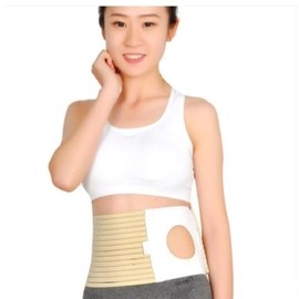 Ostomy Belt, Adjustable Stoma Support Belt, Universal Ileostomy Colostomy Belt Protection Ostomy Bag, Colostomy Bag, Ileostomy Supplies (Yellow, One Size)