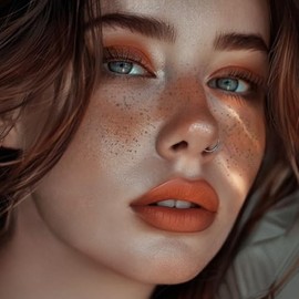 Rebel Tattoos -Temporary Tattoo Fake Tattoos Transferable Tattoo Freckles - Temporary Face Tattoo Set for Party - Easter decoration-Professional Temporary Tattoo (Brown Splash), Small