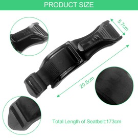 Maxentico Pregnancy Belt, Pregnancy Belt Car, Car Seat Belt, Pregnancy Seat Belt, Maternity Seat Belt Adjuster Regulator, Protects the Unborn Child