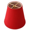 Royal Designs CS-1002-5RED-6 Clip On Empire Chandelier Lamp Shade, 3"
