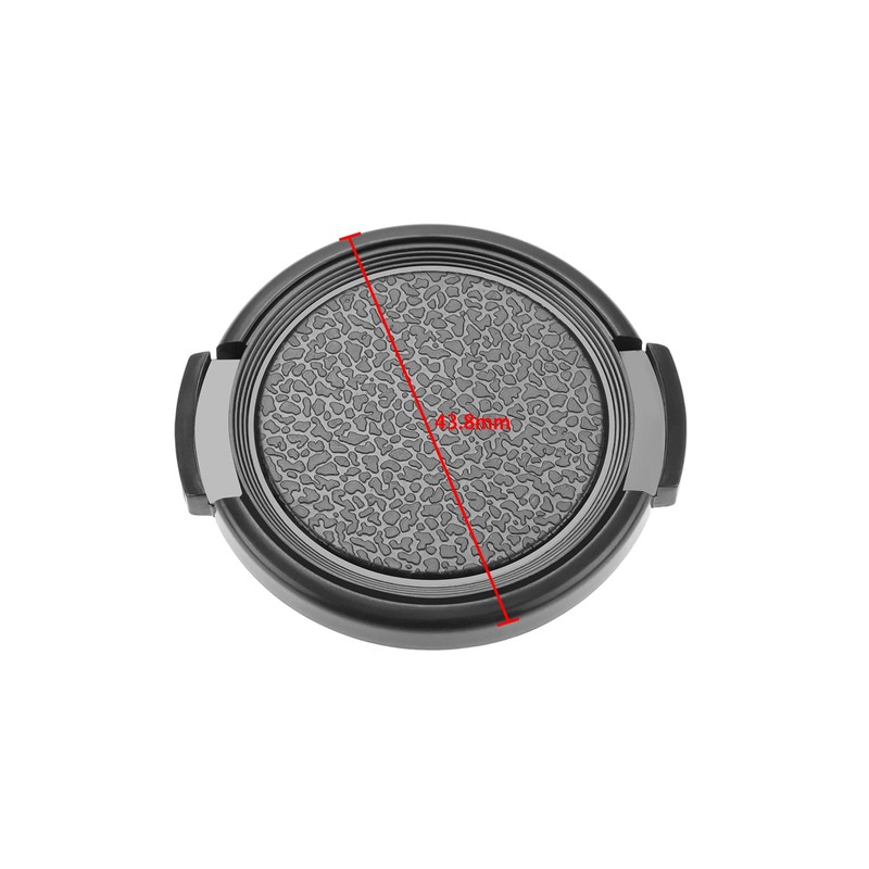 Create idea Pack of 2 43 mm Lens Cap Snap-on