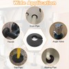 Yinpecly 4Pcs Fit 1/2 inch Outer Diameter Flange Water Pipe