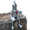 Alfie Francis 16cm Small Wall/Shelf Sitting Tin Man Garden Ornament