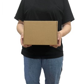 9x6x3 inch Shipping Boxes Pack of 25，Livejun Brown Corrugated Cardboard Box Mailer Boxes for Packaging Small Business Shipping，Boxes for Birthday Wedding Party Gift Giving (9 x 6 x3)