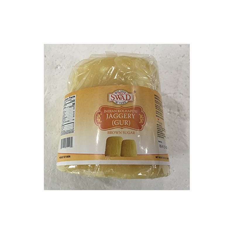 Swad Indian Kolhapuri Jaggery (Gur) - 35 Oz/2.2 lbs
