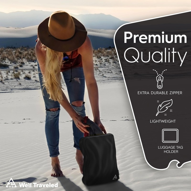 4-Piece Deluxe Compression Packaging Cube - Maximize Space In Luggage