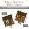 PurseN Ultra Jewelry Case - 10 Removable Pouches - Converts
