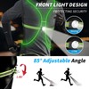 Ni-SHEN LED Reflective Running Vest with Front Light,Running Lights for