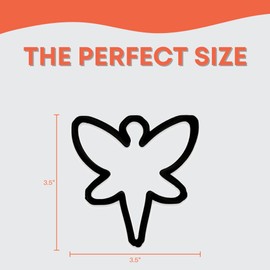 Fairy Cookie Cutter with Easy Push Design