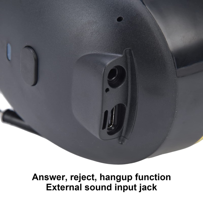 Fdit Hearing Protection Earmuffs, Multifunctional Bluetooth Garden Mower Noise Cancellation,