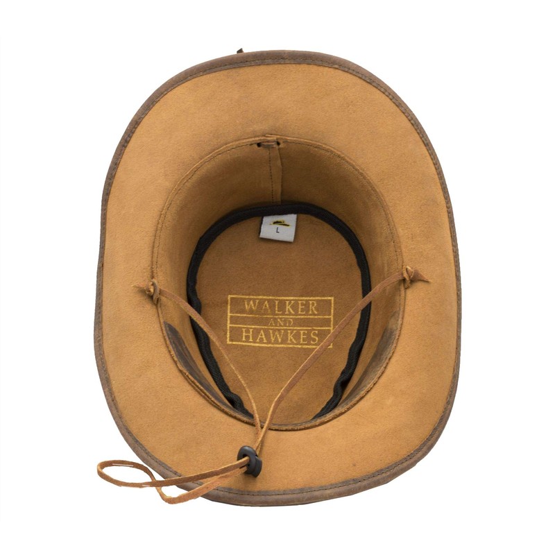 WALKER AND HAWKES Brisbane - Outdoor Cowhide Leather Hat -