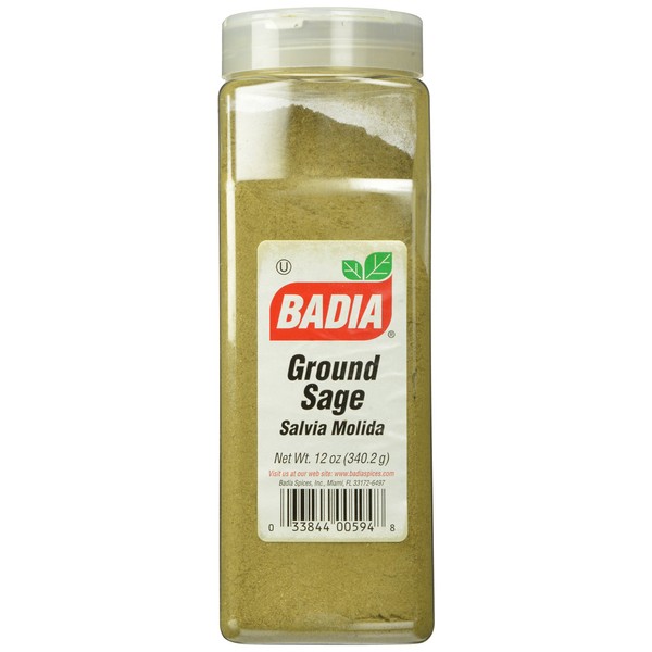 Badia Sage Ground, 12 Ounce (Pack of 6)