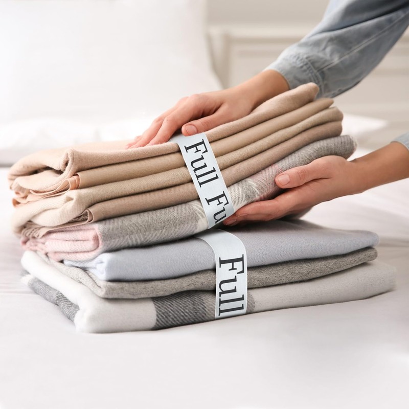 Bozenu Bed Sheet Organizer Straps, 8 Pcs Elastic Sheet Organizers