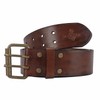 TOURBON Deluxe Cowhide Leather Belt for DIY Workshop Tool Pouch