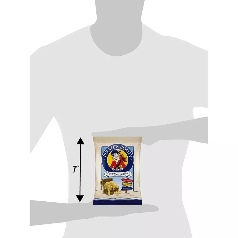 Pirate's Booty Pirates Booty Aged White Cheddar Cheese Puffs Gluten