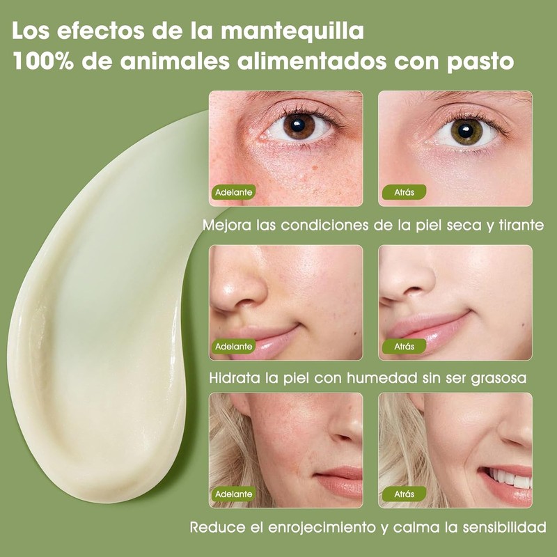 2PCS Cebo de Res para La Cara, Crema de Calendula
