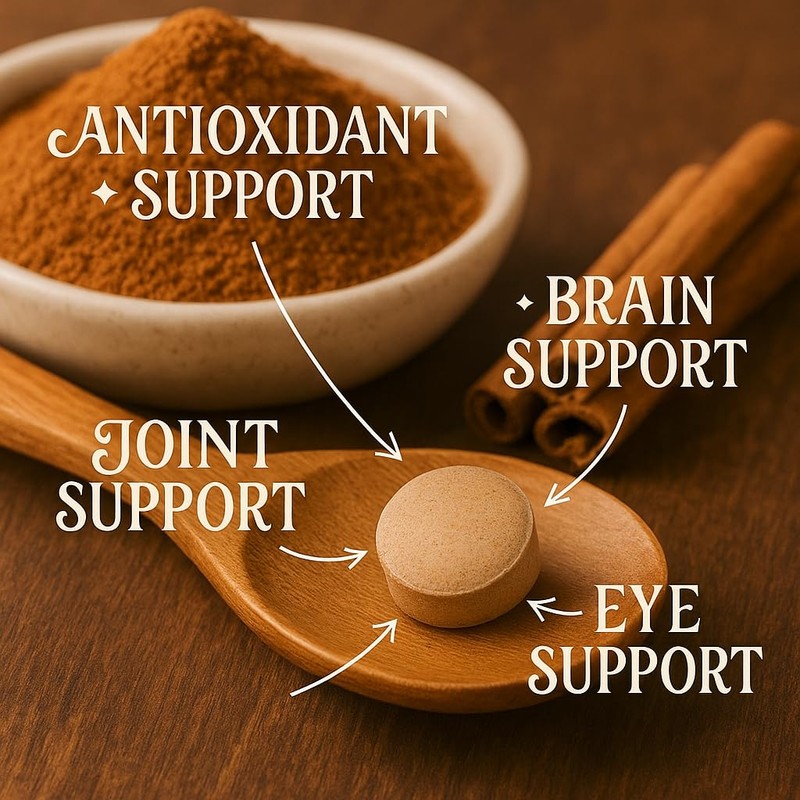 Me First Living Ceylon Cinnamon 1000mg, 100% Certified Organic Ceylon