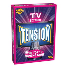 Tension TV Edition - The Top 10 Naming Game - Party Game For Ages 12+ - Television Trivia Game That Will Keep You Guessing