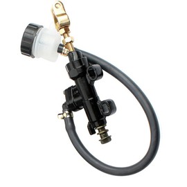 Universal Rear Brake Master Cylinder Compatible with 50cc 70cc 90cc 110cc 125cc 150cc 200cc ATV Dirt Bike Go Karts Motorcycles (Black)