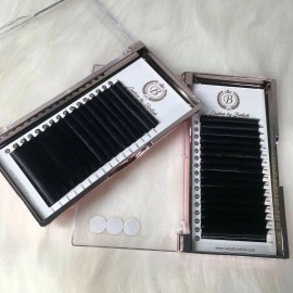 Lashes by Bellah 16 Row Easy Fanning Eyelash Extensions. Volume 0.05 8-14 C