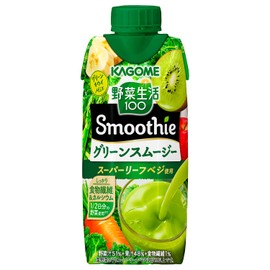 カゴメ 野菜生活100 Smoothie (スムージー) グリーンスムージーMix 330ml×1本 食物繊維