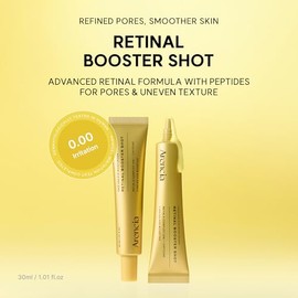 Arencia Retinal Booster Shot Serum, Firming Advanced Night Serum with Caffeine and Ectoin for Mature Skin, Pore Minimizing, WFine Lines & Wrinkles, Ko