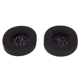 Arctis Sponge, Steelseries Arctis Pro Wireless Ohrmuscheln, Ersatz Ohrpolster mit Hoher Elastizität für SteelSeries Arctis 3/5/7 (Schwarze Ohrpolster mit weißem Siebdruck)