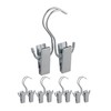 Relaxdays Boot Clips Set of 5 Double Clamp Rubberised Storage