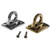 SOURCEONE.ORG Rope Stanchion Wall Plate in Gold or Silver Finish