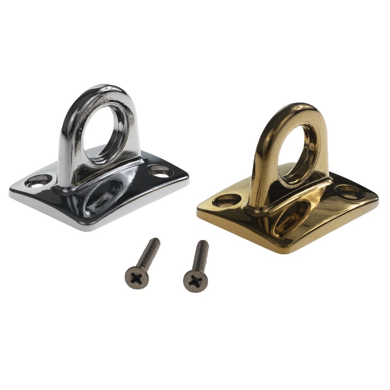 SOURCEONE.ORG Rope Stanchion Wall Plate in Gold or Silver Finish