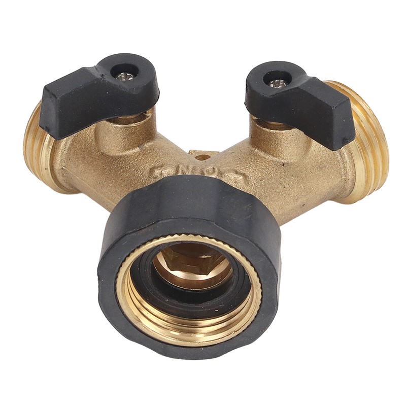 2 Way Ball Valve Durable Brass Plastic Valve Switch 3/4in