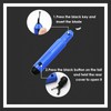 Weidllys Deburring Tool Kit,with 6Pcs Needle Files.a Anti-Slip Handle and