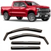 Voron Glass in-Channel Extra Durable Rain Guards for Chevy Silverado/GMC