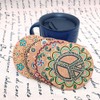 Shiwaki 4 Pack Diameter 4" Cork Round Coasters Set Reusable
