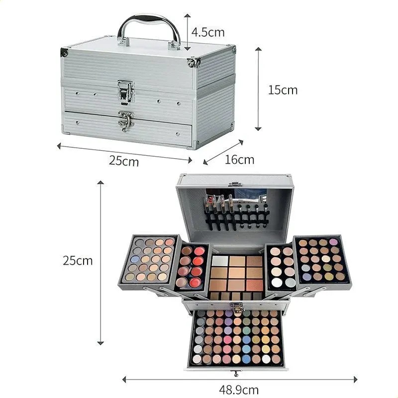 Juego De Maquillaje Profesional Completo Para Mujer