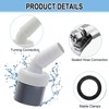 Washing Machine Waste Splitter, Dishwasher Y Connection Adapter for Pipe