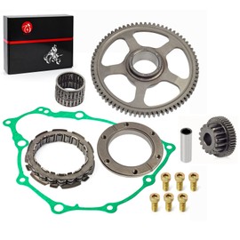 Starter Clutch One Way Bearing and Gear Idler Kit Motor Gear & Gasket For Honda 1999-2014 TRX400EX 2x4 TRX400X