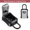 LOFICOPER Key Lock Box for Outside, Wall Mount Key Safe