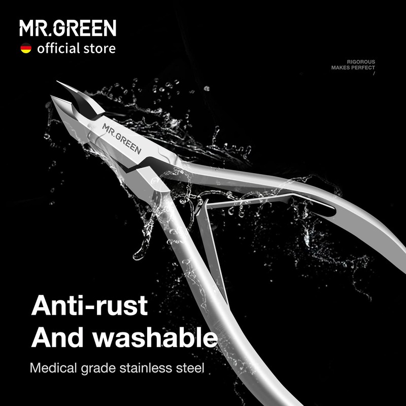 MR.GREEN Cuticle Nippers Nail Manicure Scissors Cuticle Clippers Trimmer Dead